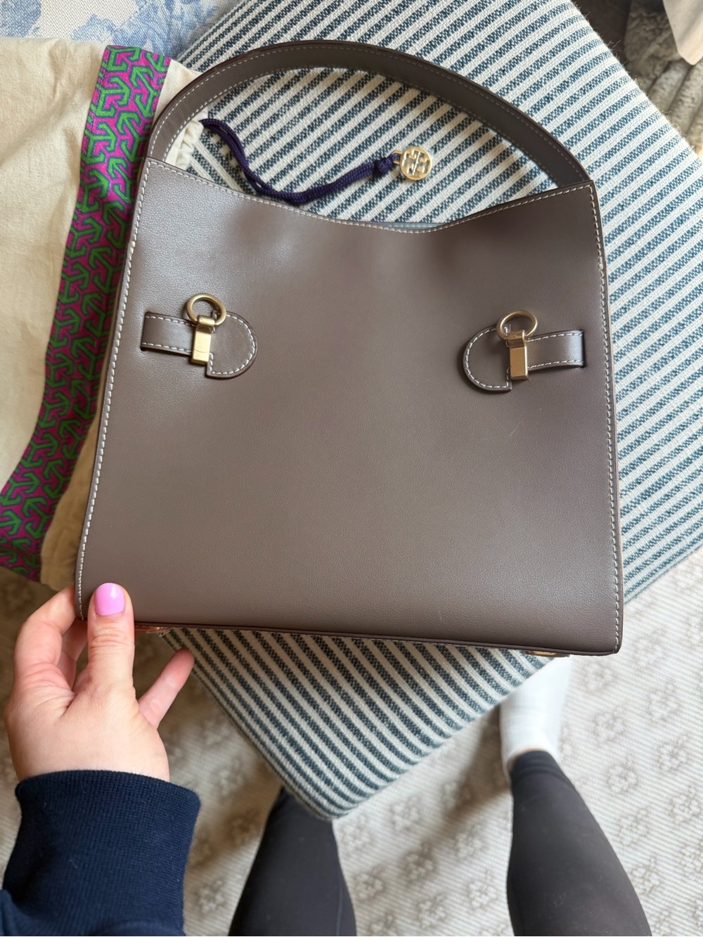 Tory Burch- Lee Radzwill large shoulder bag - Picture 6 of 9